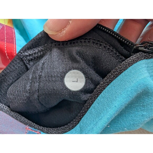 Lululemon Seawheeze Shorts Mens Large Blue Nylon Blend Stretch Running Gym - Picture 4 of 9